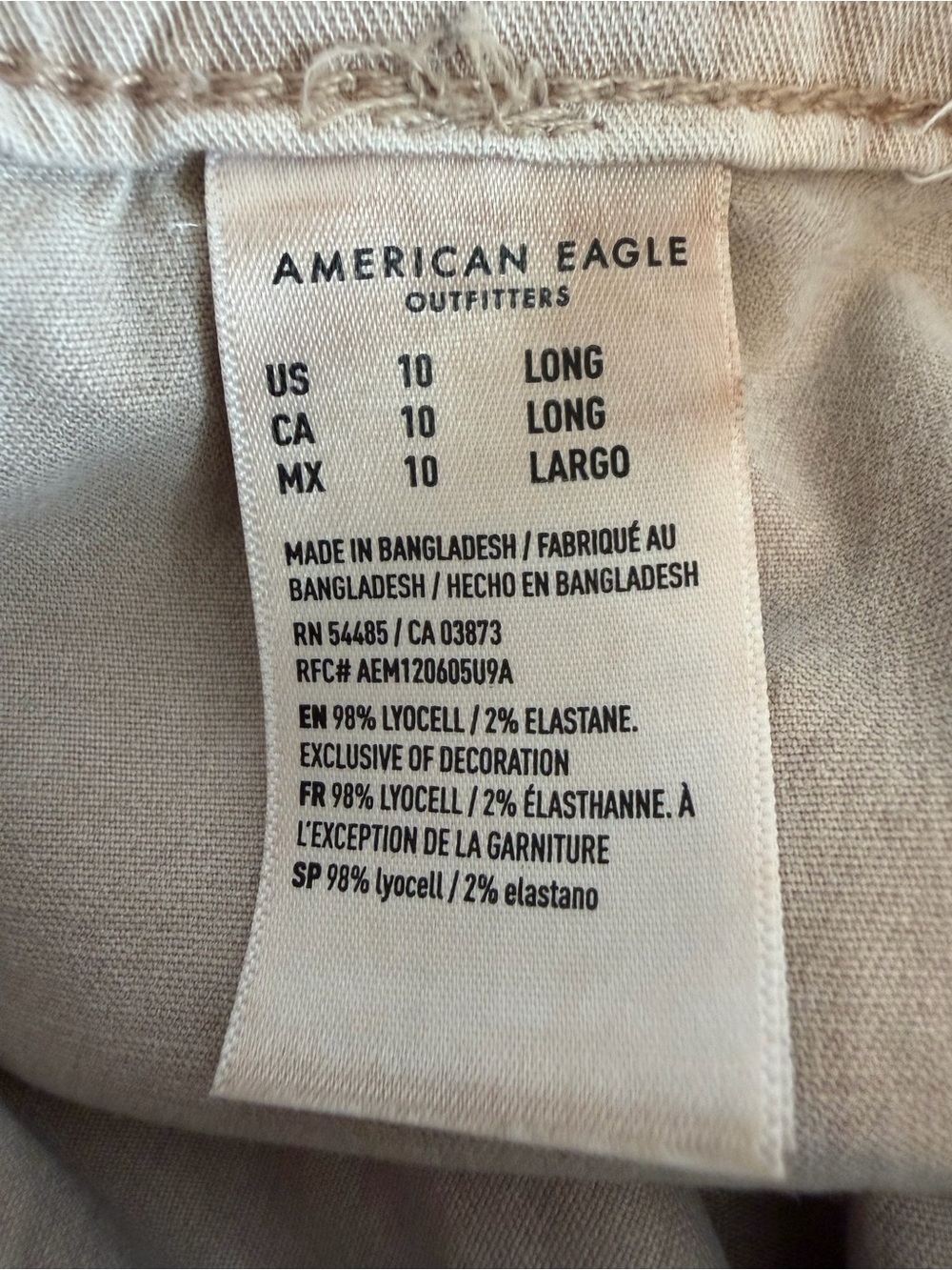 American Eagle Dreamy Drape Stretch Cargo Super High-Waisted Baggy Wide-Leg Pant - Picture 11 of 14